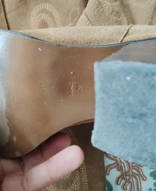 Botas cowboy piel Mango marrones