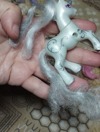 Figura my little pony silver swirl McDonald's 1999