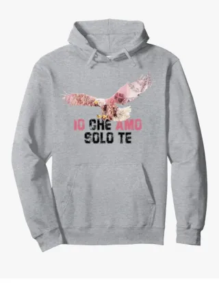 Felpa con aquila Io che amo solo te. PalermoCalcio