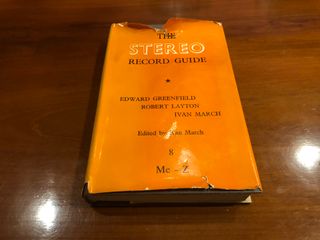2 libros The Stereo Record Guide Volume 6 y 8.