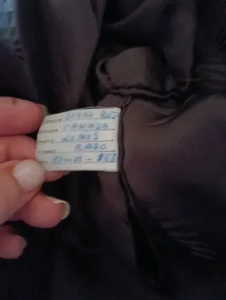 Abrigo de pelo de zorro