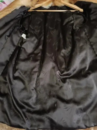 Abrigo de pelo de zorro