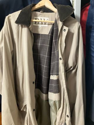 Gabardina caballero forrada Beige/Marrón Talla L