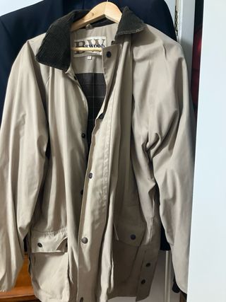 Gabardina caballero forrada Beige/Marrón Talla L