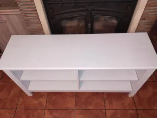 Aparador blanco de madera