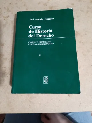 Curso de Historia del Derecho