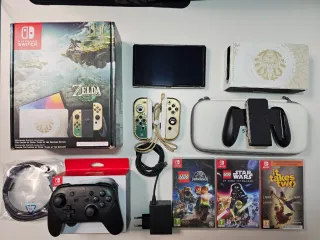 Nintendo Switch Edición Especial Zelda Tears Nueva