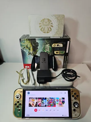 Nintendo Switch Edición Especial Zelda Tears Nueva