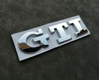 Logo Emblema GTI VW Golf Polo Maletero Fsi