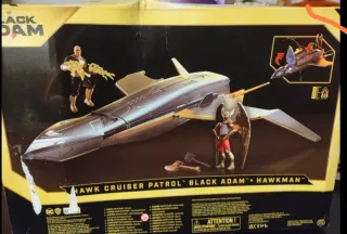 Figura, nave espacial Black Adam Hawk Cruiser Patr