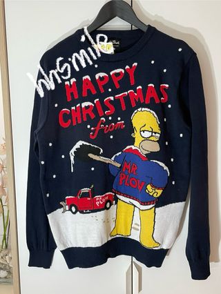 Jersey Navideño The Simpsons Talla M * SOLO ENVIOS