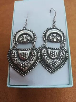 Pendientes antiguos plata 925
