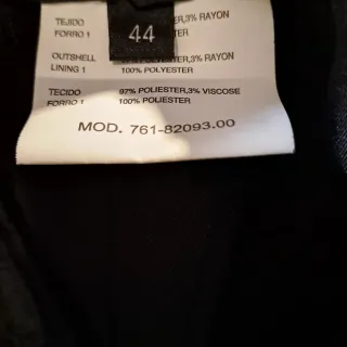 Traje de hombre negro