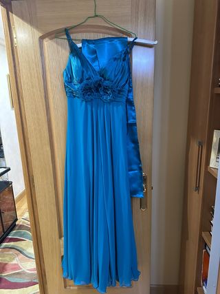 Vestido de ceremonia azul