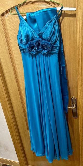 Vestido de ceremonia azul