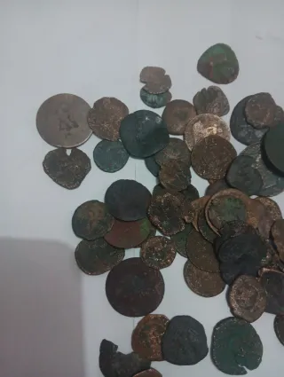 Lote de 66monedas antiguas tesorillo del abuelo