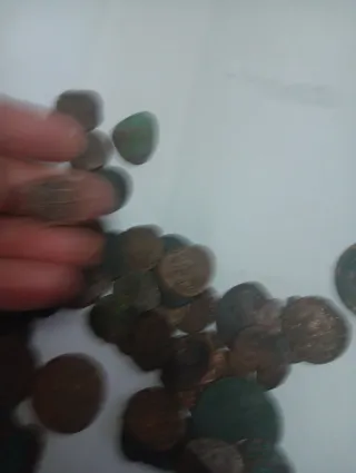 Lote de 66monedas antiguas tesorillo del abuelo