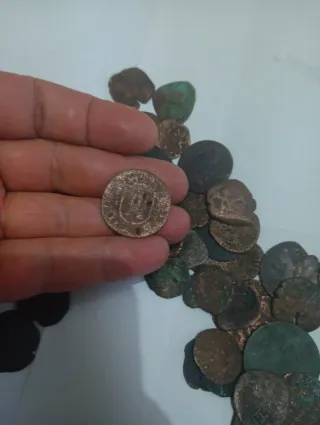 Lote de 66monedas antiguas tesorillo del abuelo