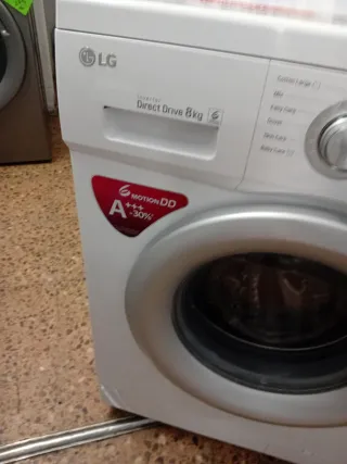 Lavadora LG 8kg con garantía y transporte