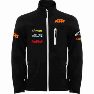 CHAQUETA TIPO MOTO SOFTSHELL KTM PERSONALIZADA