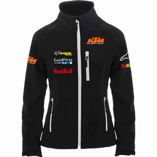 CHAQUETA TIPO MOTO SOFTSHELL KTM PERSONALIZADA