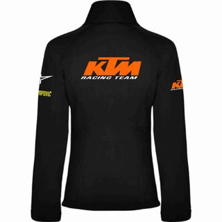 CHAQUETA TIPO MOTO SOFTSHELL KTM PERSONALIZADA