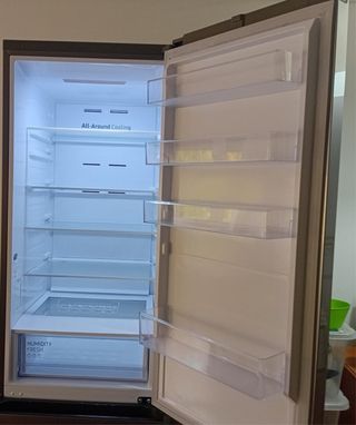 Frigorífico Samsung Combi Inox 2m 390L Smart IA
