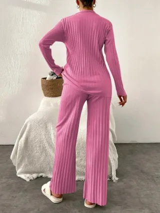 Pijama Algodón Rosa Talla S-M Nueva