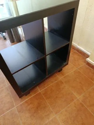 Estantería Kallax IKEA 4 cubos negra