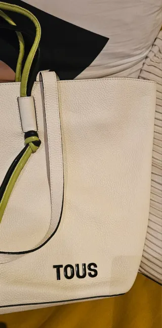 Ganga!!! Bolso Tous de piel Beige. Mod.Lyn