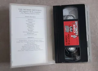 Pack 2 Películas VHS: MIB y The Mummy