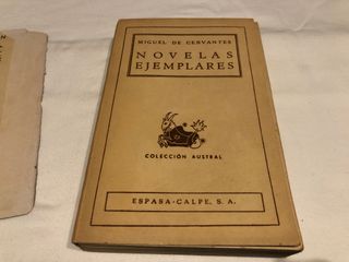 NOVELAS EJEMPLARES. Miguel de Cervantes. 1939