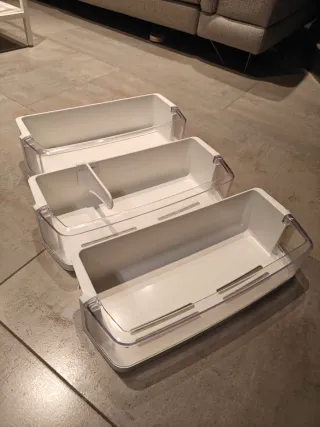 3 Cajas o Estantes Puerta Nevera Americana LG