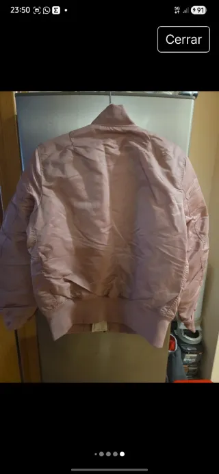 Chaqueta Bomber Rosa DFL Fashion Nueva con etiquet