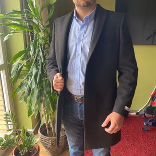 Cappotto Viggo Tayloring Uomo Nero Tg. 48/50