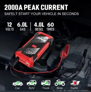 Booster Arrancador Batería Coche FUENGIROLA