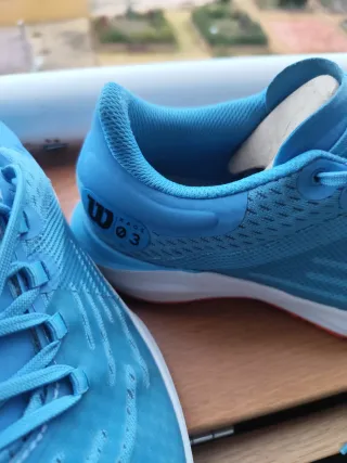 Zapatillas Pádel Wilson Kaos 3 Azul N°39