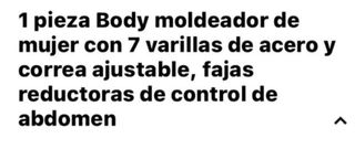 Faja Reductora Talla XS