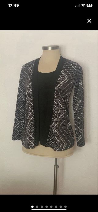 Blusón dos en uno talla única