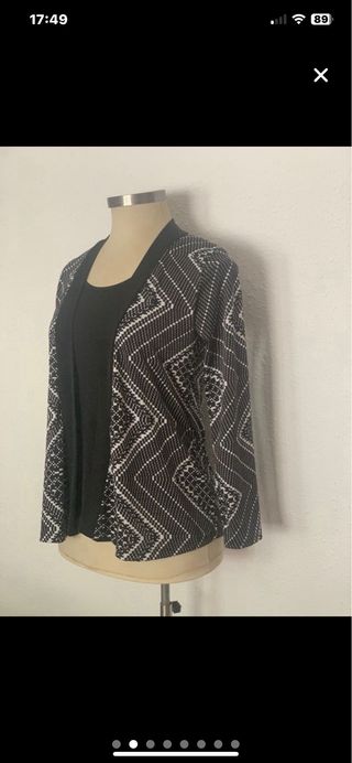 Blusón dos en uno talla única