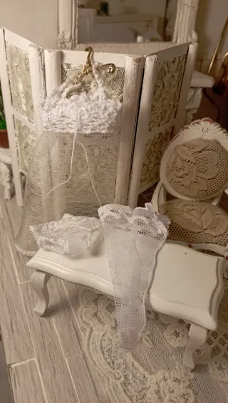 Set Lingerie Miniatura Dollhouse Scala 1:12