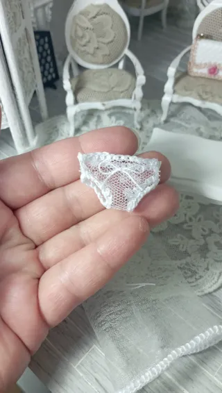Set Lingerie Miniatura Dollhouse Scala 1:12
