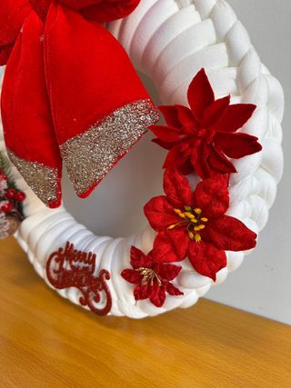 Ghirlanda Lana Marshmallow Made in Italy