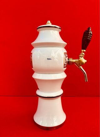 GRIFO DE CERVEZA MAHOU / PORCELANA / AÑOS 80