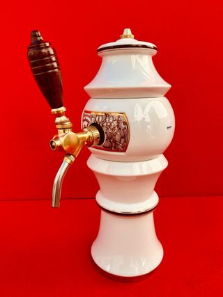 GRIFO DE CERVEZA MAHOU / PORCELANA / AÑOS 80