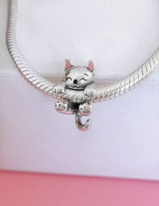 CHARM GATO COLGANT PARA PULSERA PANDORA CON CAJA