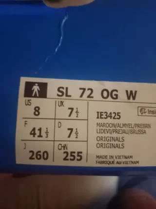 Adidas SL 72 OG W Talla 41.5