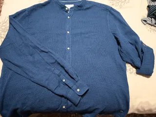 Camisa azul manga larga/ corta Springfield