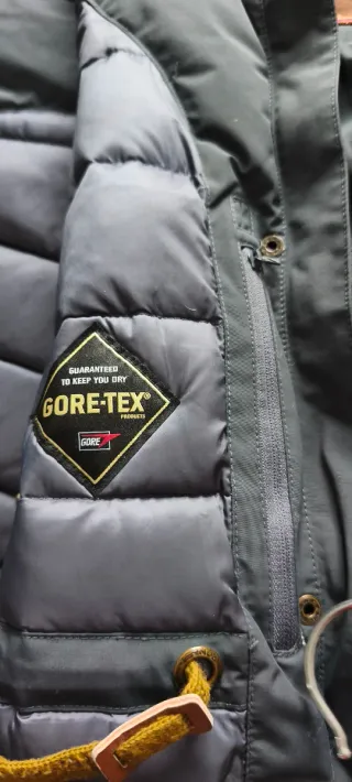 Abrigo Ternua plumas Gore-Tex