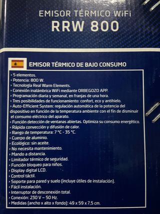 4 Radiadores Eléctricos Orbegozo + Toallero